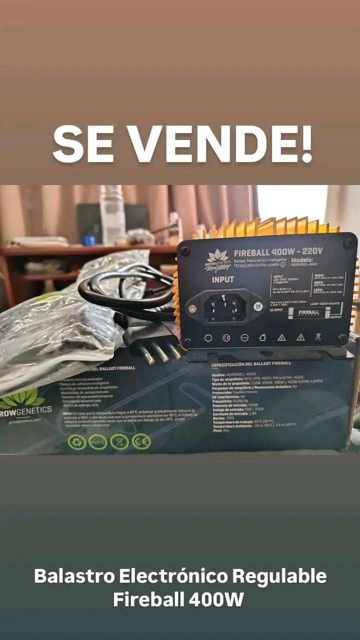 Ballast Fireball 400W regulable - 3