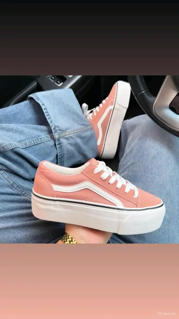 Zapatillas plataforma rosadas
