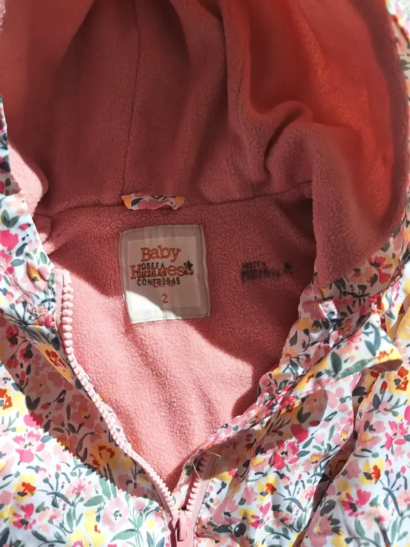 Parka floral para niña - 3