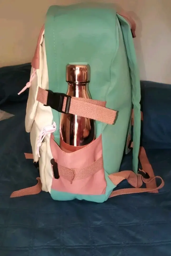 Mochila de lana a cuadros - 4