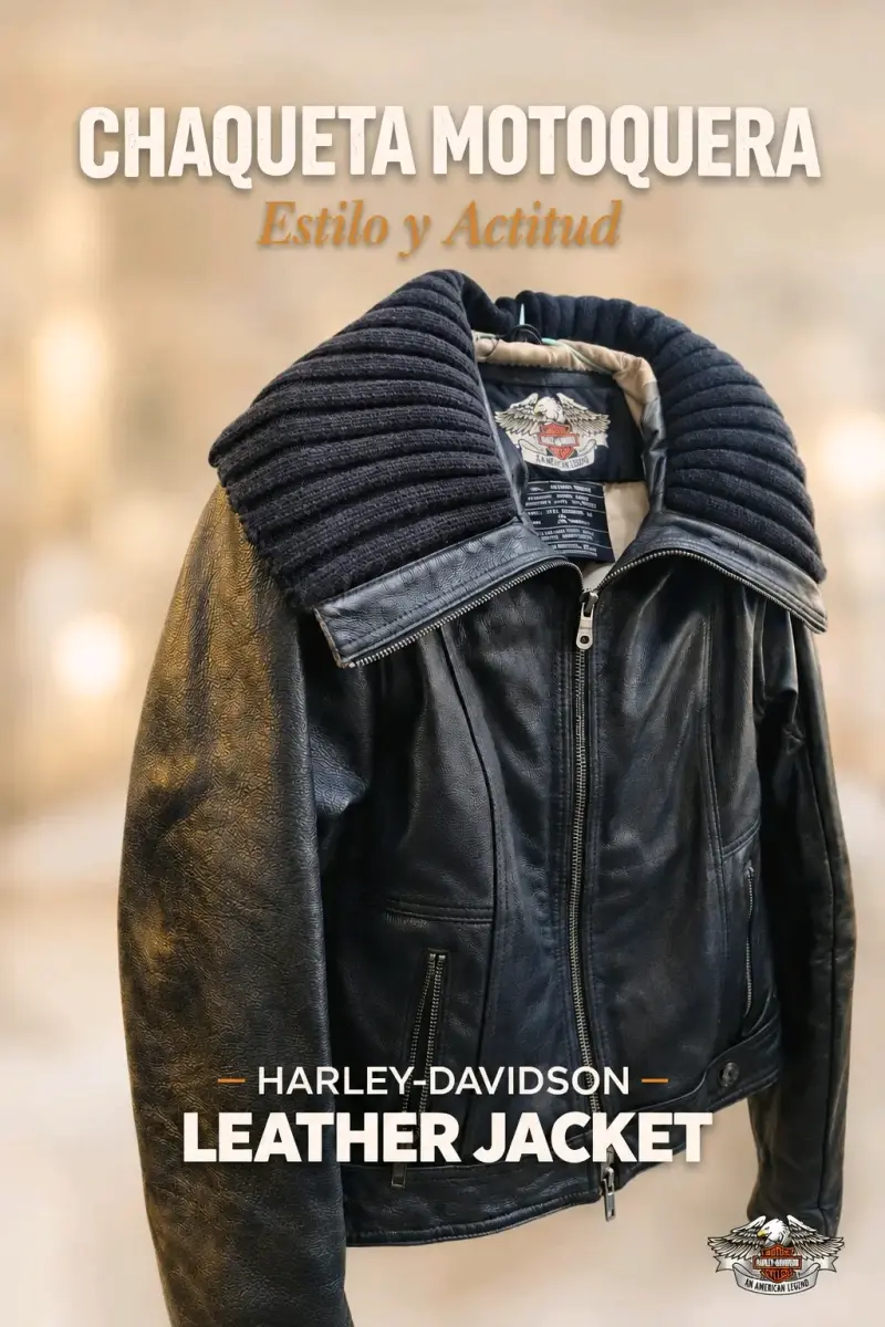 Chaqueta de cuero Harley Davidson - 2