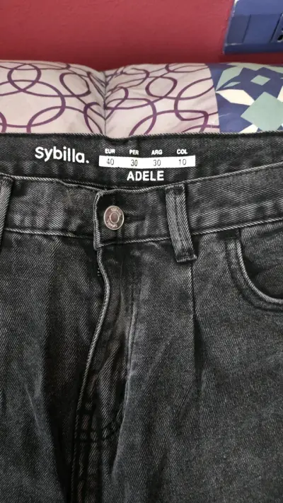 Jeans negros estilo vintage - miniatura 4