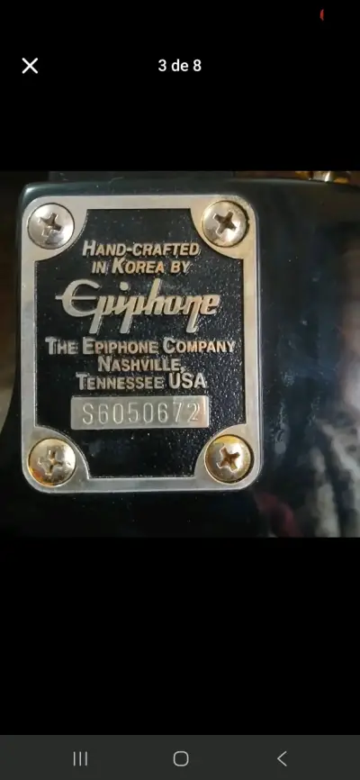 Guitarra eléctrica epiphone gibson - miniatura 2