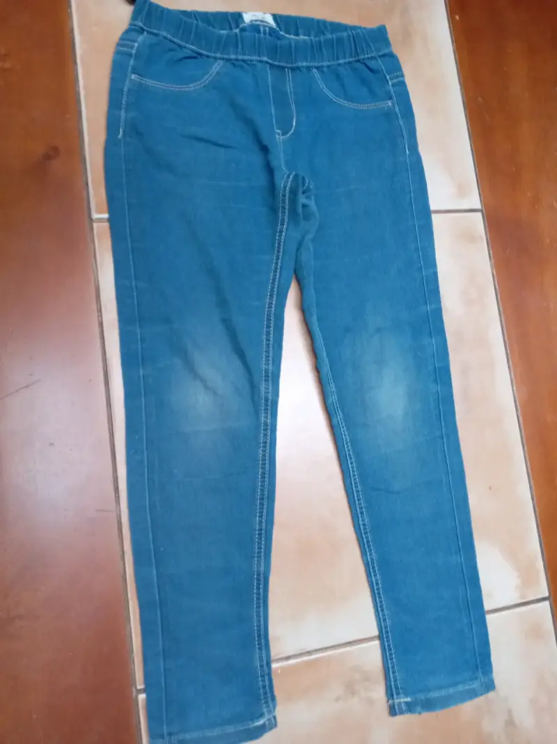 Pantalones jeans elásticos azules - 1
