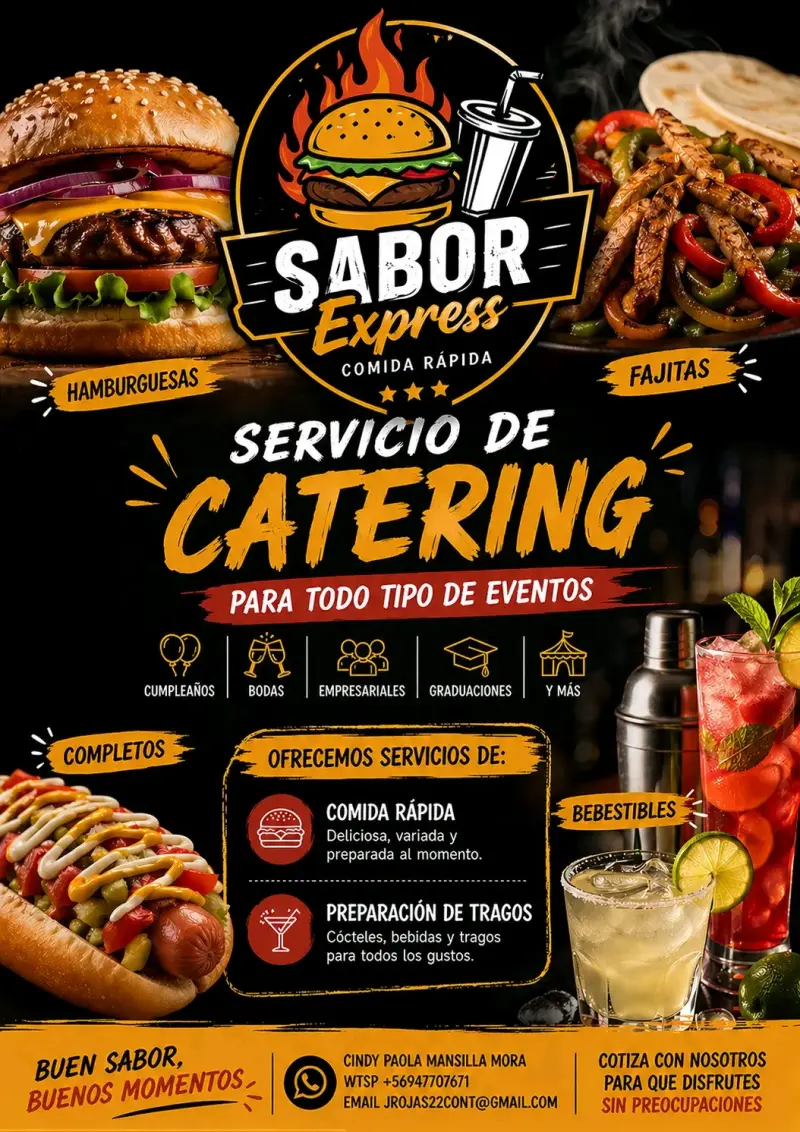 Servicio de catering Sabor Express