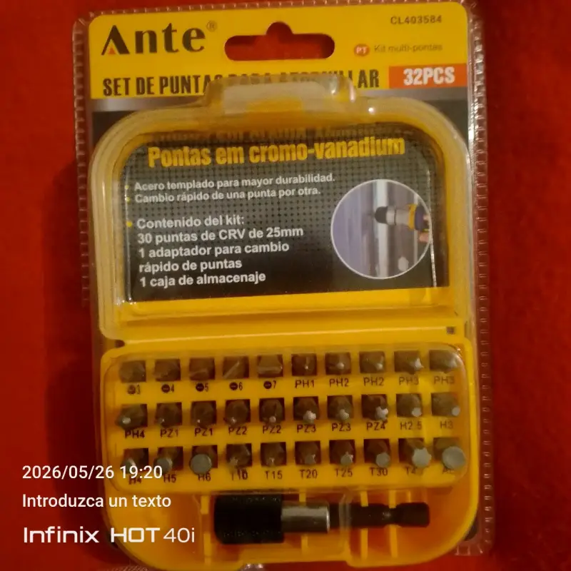 Set puntas atornillador 32 piezas - 1