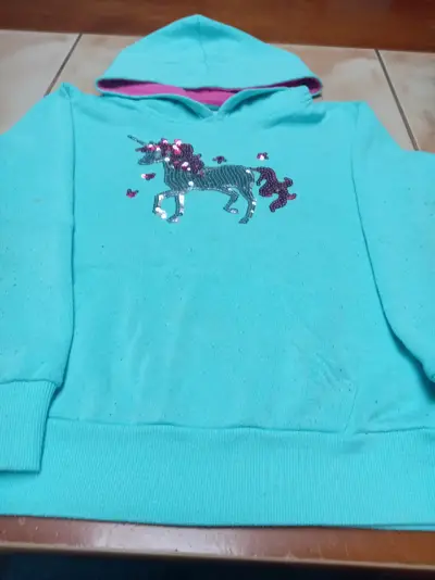 Polerón celeste con unicornio - miniatura 1