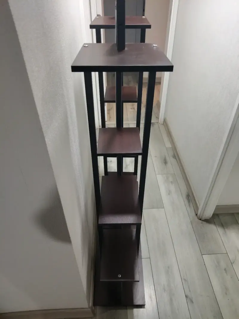 Estantería moderna de metal y madera - 3