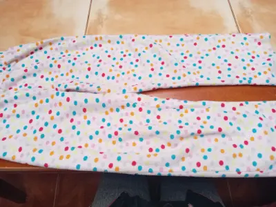 Pantalon de niña a lunares - miniatura 2