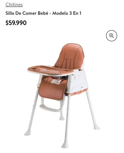 Silla alta para bebé ajustable - miniatura 4