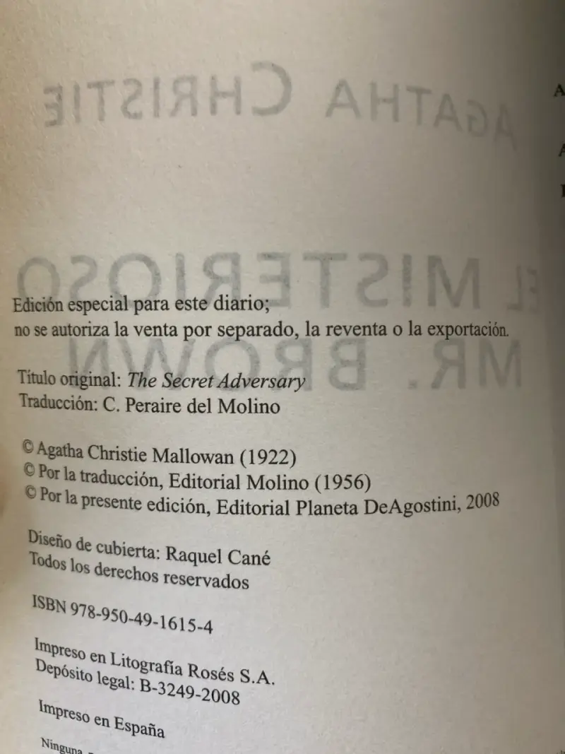 Libro El Misterioso Mr. Brown - 2