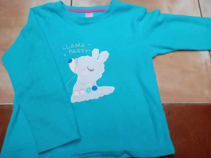 Polera calipso manga larga 'Llama Party' - 1