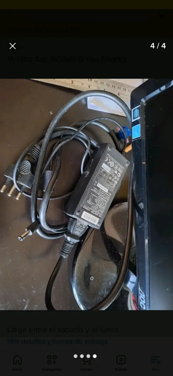 Monitor LED AOC  21 pulgadas 1600x900 VGA - 4