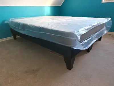 Cama matrimonial con colchón - miniatura 2