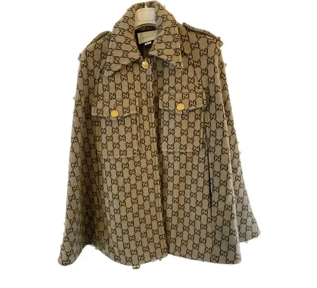 Capa de lana Gucci beige - 2