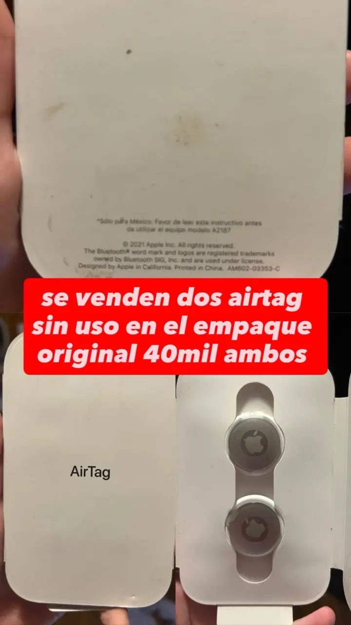 Pack de dos AirTags nuevos - 1