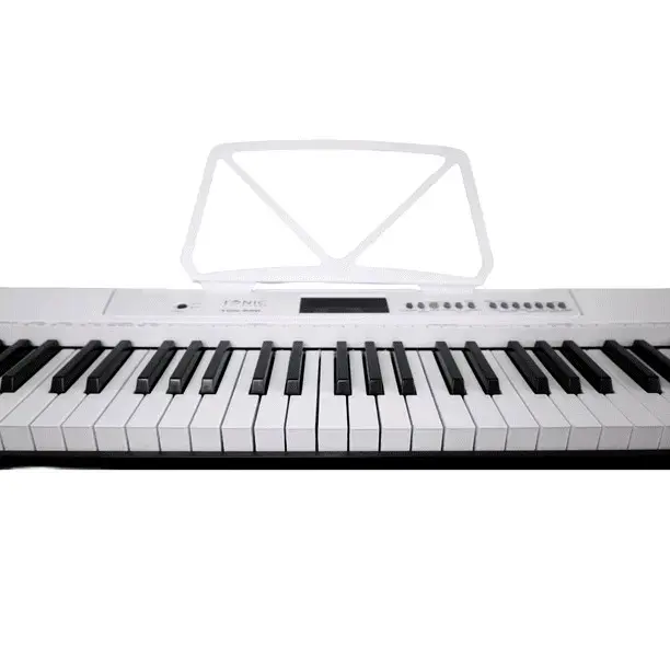 Teclado eléctrico blanco 61 teclas - 1