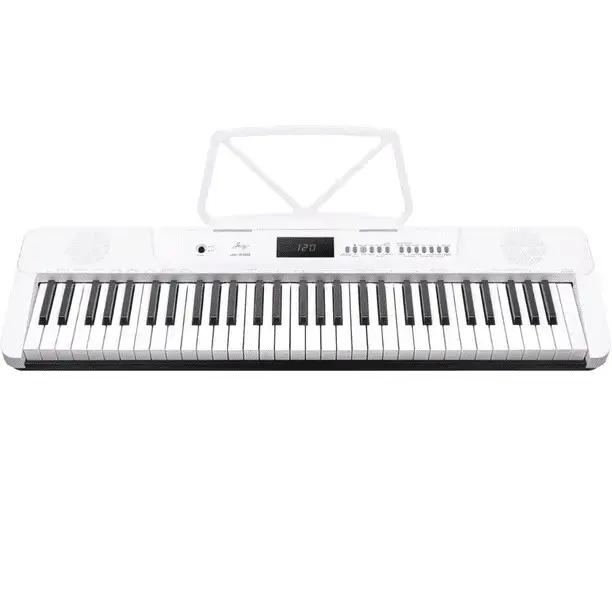 Teclado eléctrico blanco 61 teclas - 2