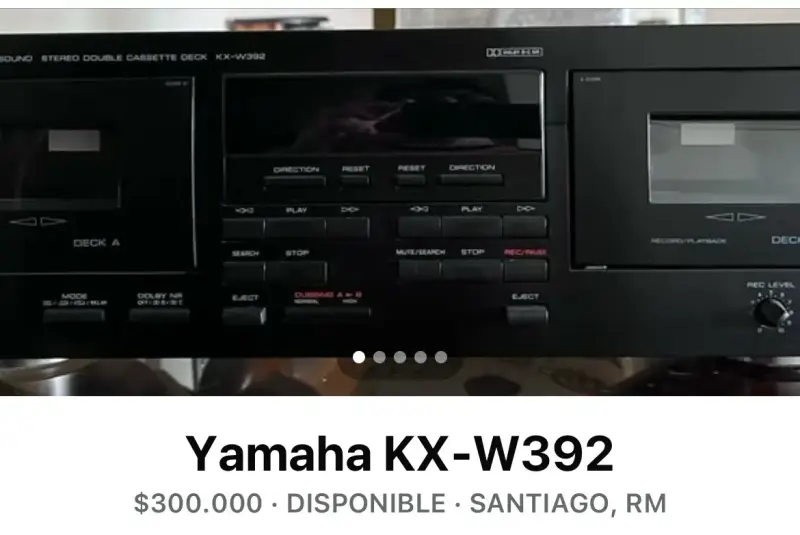 Reproductor de cassette Yamaha KX-W392 - 1