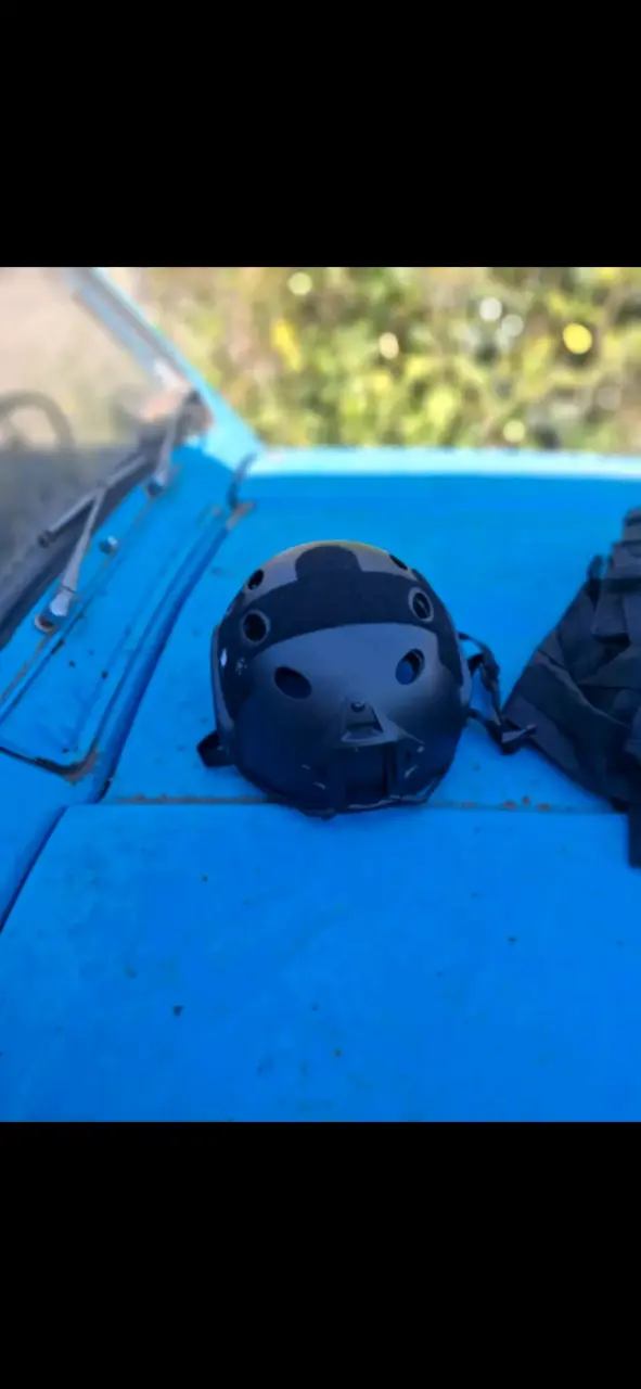 Airsoft chaleco y casco - 5
