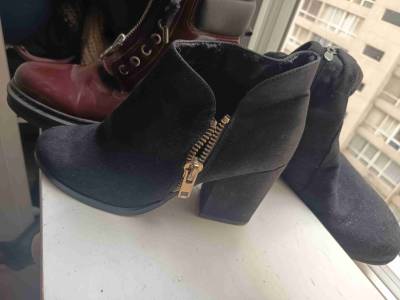 Bota de cuero burdeos - miniatura 3