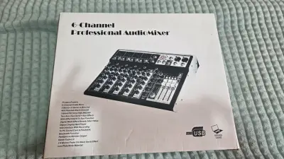 Mezclador de audio Riworal UX06-BT - miniatura 5