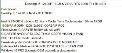 PC gaming con tarjeta RTX - miniatura 6