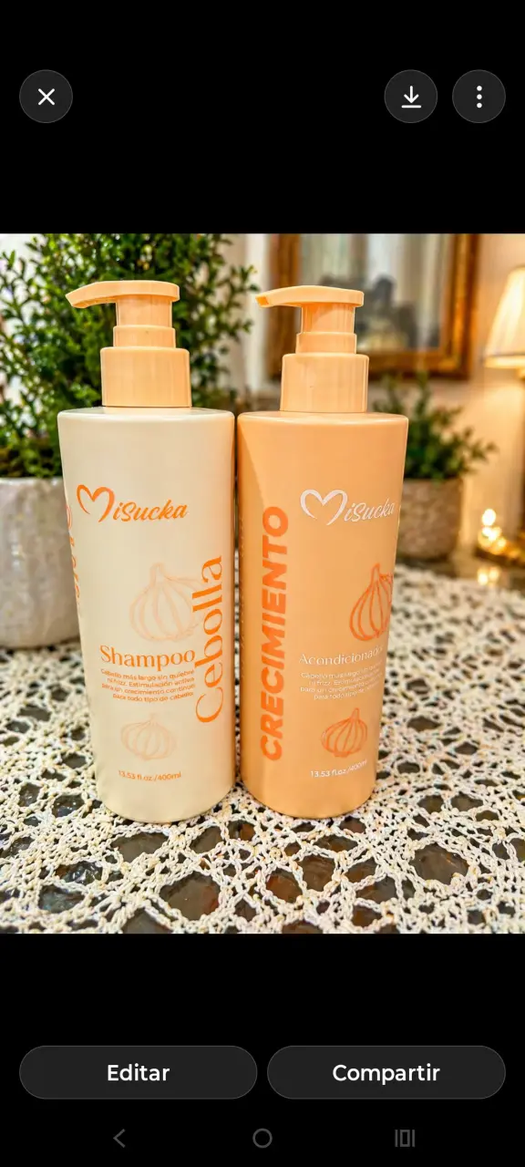 Set shampoo y acondicionador Misucka