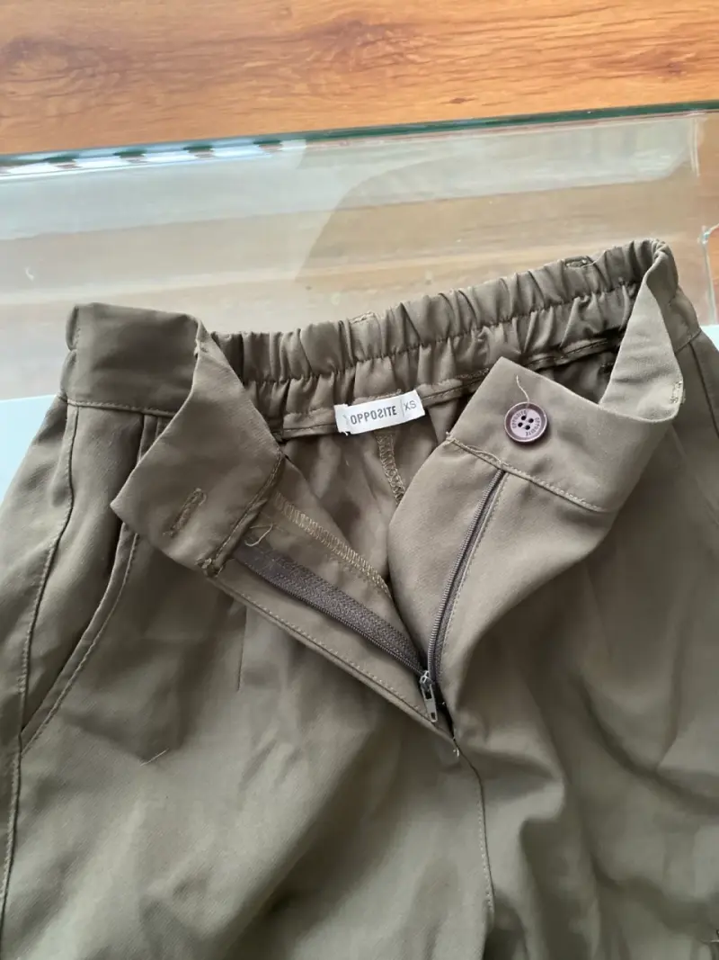 Pantalones cargo marrón oliva - 2