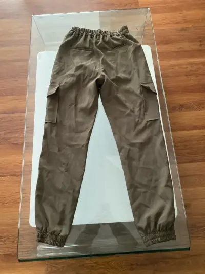 Pantalones cargo marrón oliva - miniatura 3