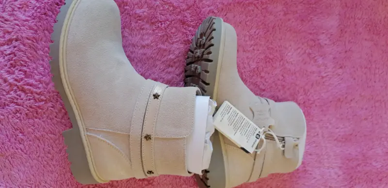 Botines beige Colloky nuevos - 4