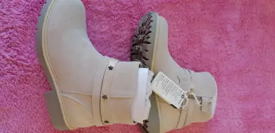 Botines beige Colloky nuevos - miniatura 4