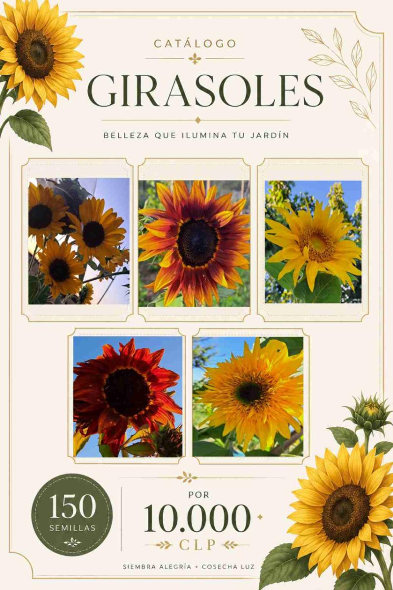 Catálogo de semillas de girasol