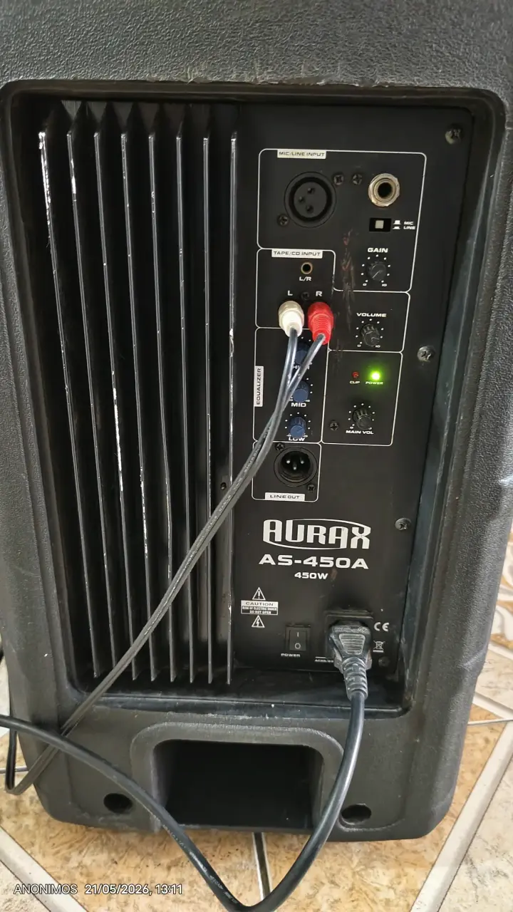 caja activa Aurax AS-450A de 450W. - 4
