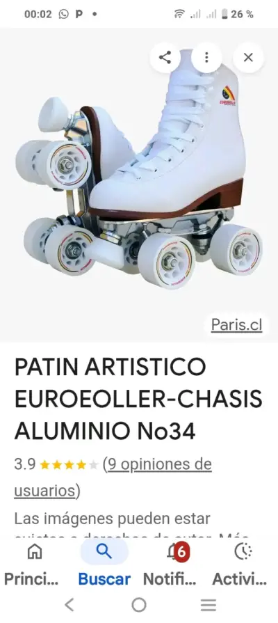Patines 1 uso - miniatura 2