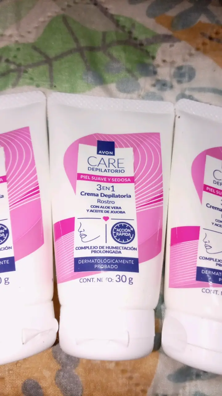 Crema depilatoria Avon 3 en 1