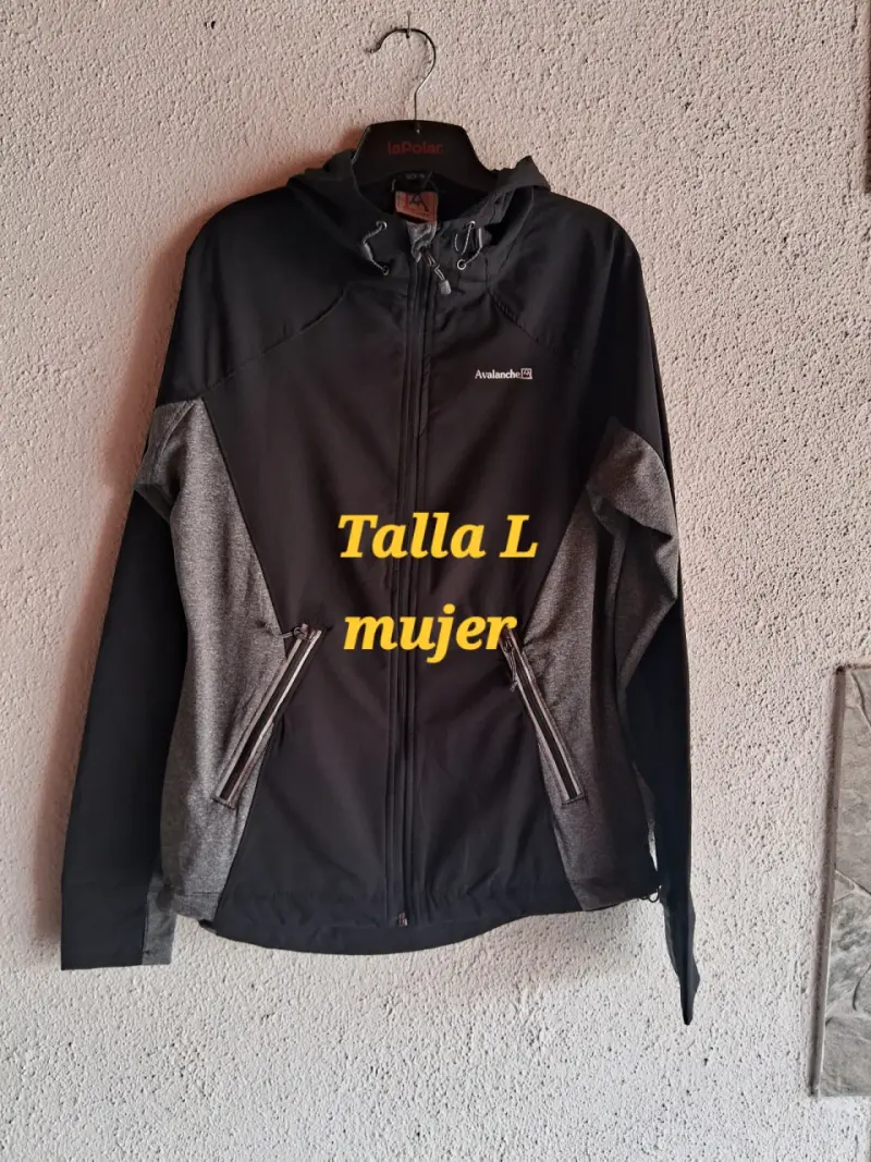 Chaqueta negra Avalanche mujer
