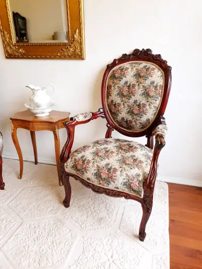 Sillon vintage floral - miniatura 1