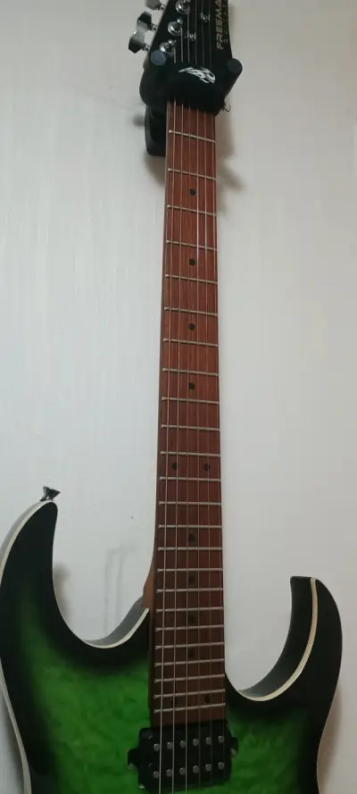 Guitarra eléctrica verde gradiente - miniatura 3