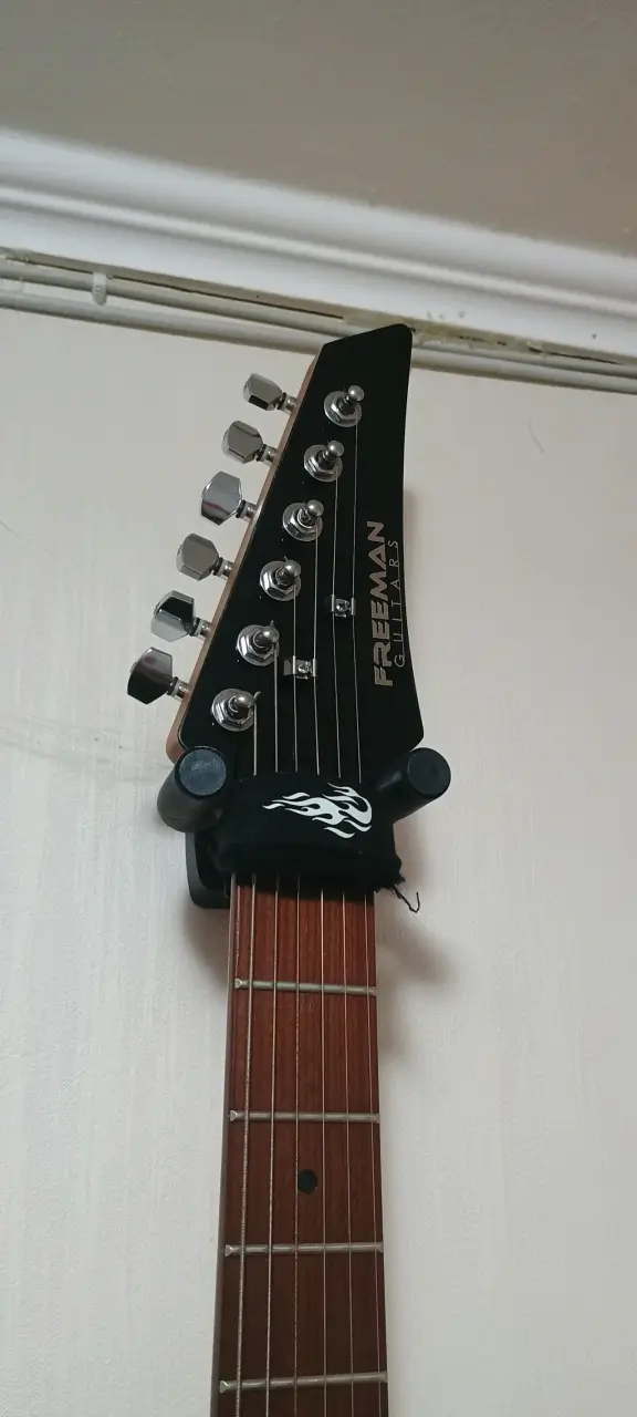 Guitarra eléctrica verde gradiente - 4