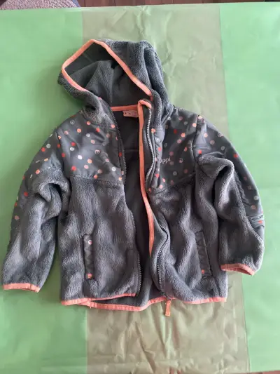 Chaqueta infantil polar verde - miniatura 1