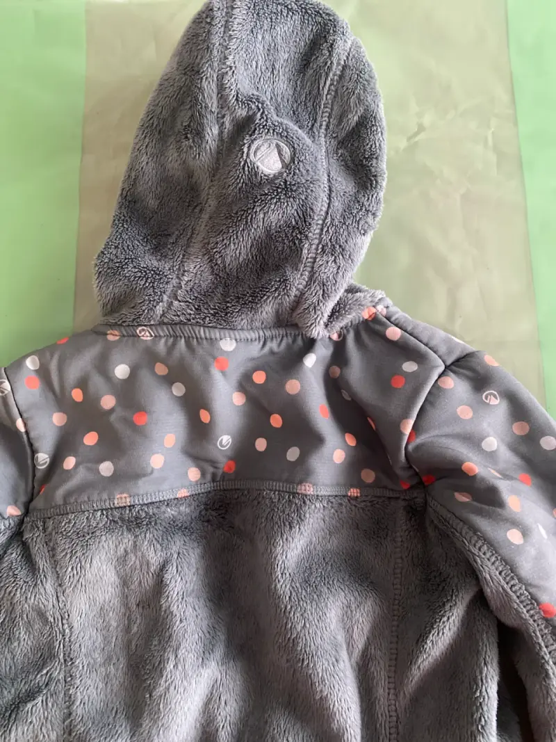 Chaqueta infantil polar verde - 4