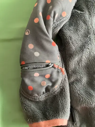 Chaqueta infantil polar verde - miniatura 5