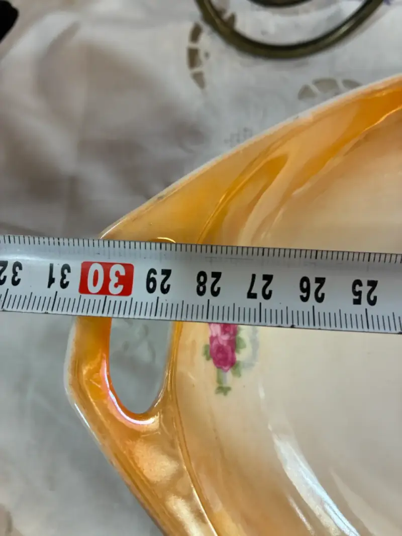 Bandeja decorativa porcelana floral - 2