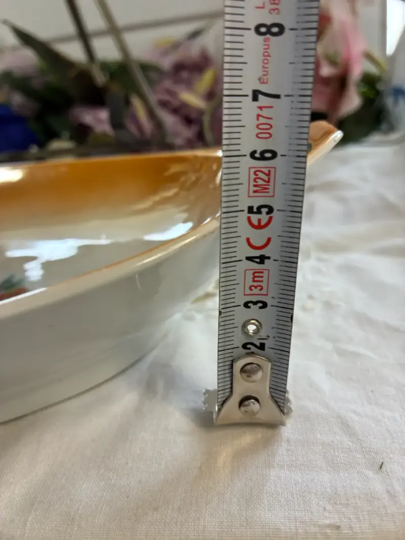 Bandeja decorativa porcelana floral - 3