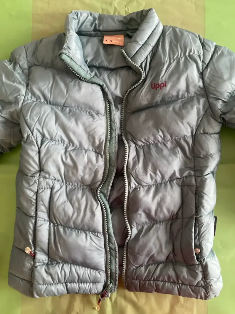 Chaqueta inflada infantil verde - 1