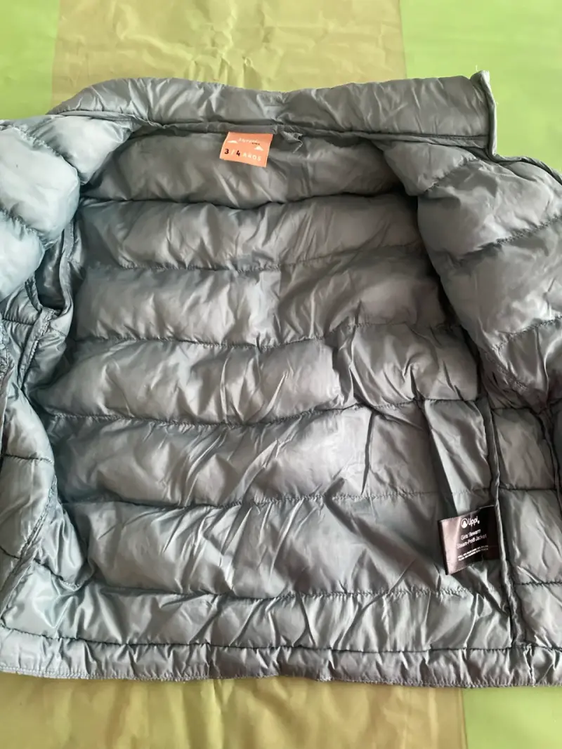Chaqueta inflada infantil verde - 3