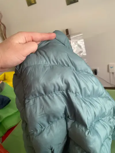 Chaqueta inflada infantil verde - miniatura 5