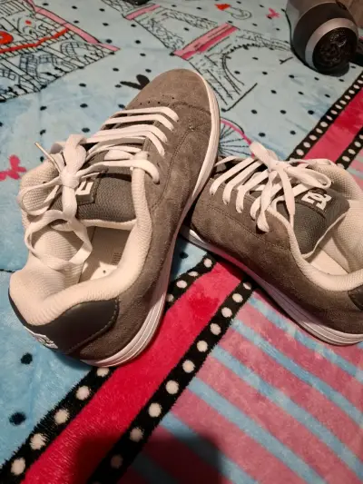 Zapatillas DC grises unisex - miniatura 2