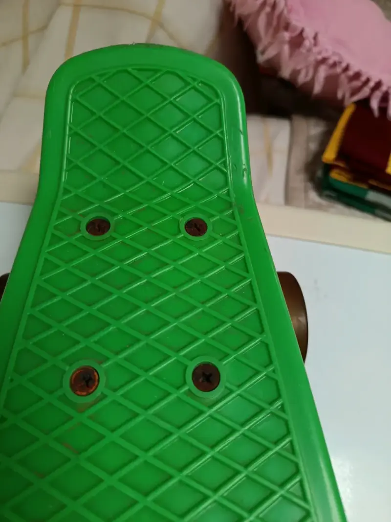 Mini skateboard verde - 3